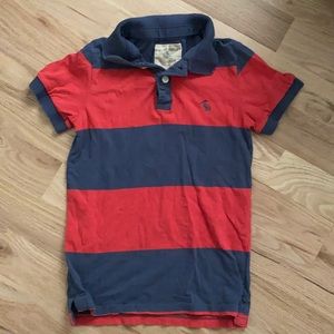 Rosé Pistol bold stripe sun wash red/navy sz Large